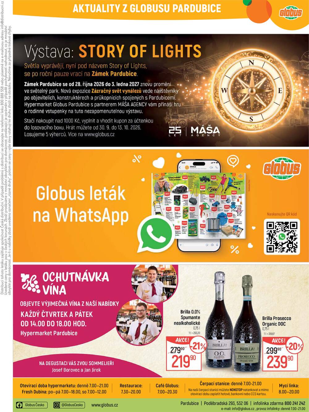 Akční leták Globus 7.10. - 13.10.2026 - Globus Pardubice