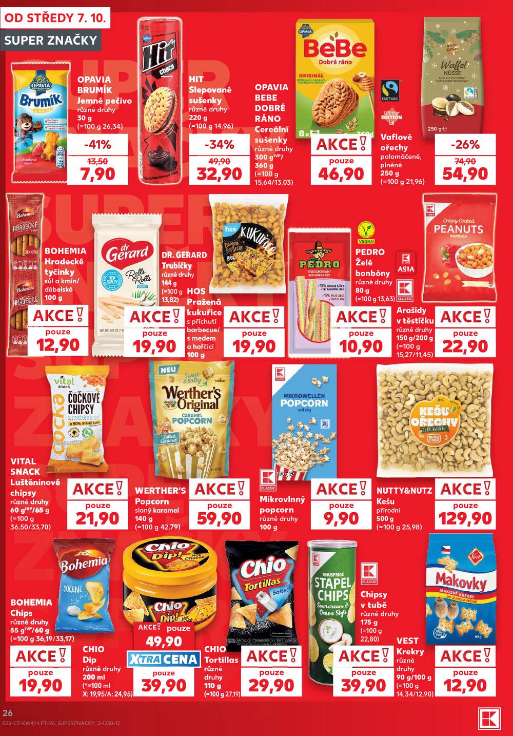 Leták Kaufland - Kaufland 7.10. - 13.10. - Kaufland - Praha 3 (Jarov) - strana 26