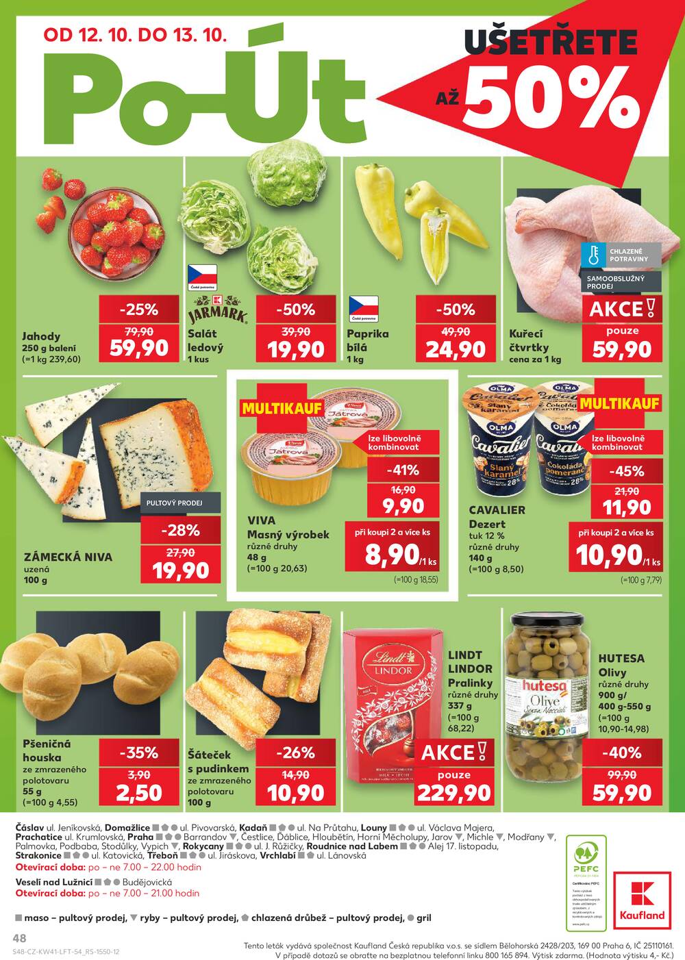 Leták Kaufland - Kaufland 7.10. - 13.10. - Kaufland Praha-Barrandov - strana 48 Leták Kaufland - Kaufland 7.10. - 13.10. - Kaufland Praha-Barrandov - strana 48