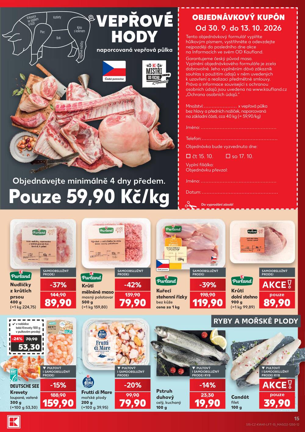 Kaufland 7.10. - 13.10. - Kaufland - Praha 4 (Michle)