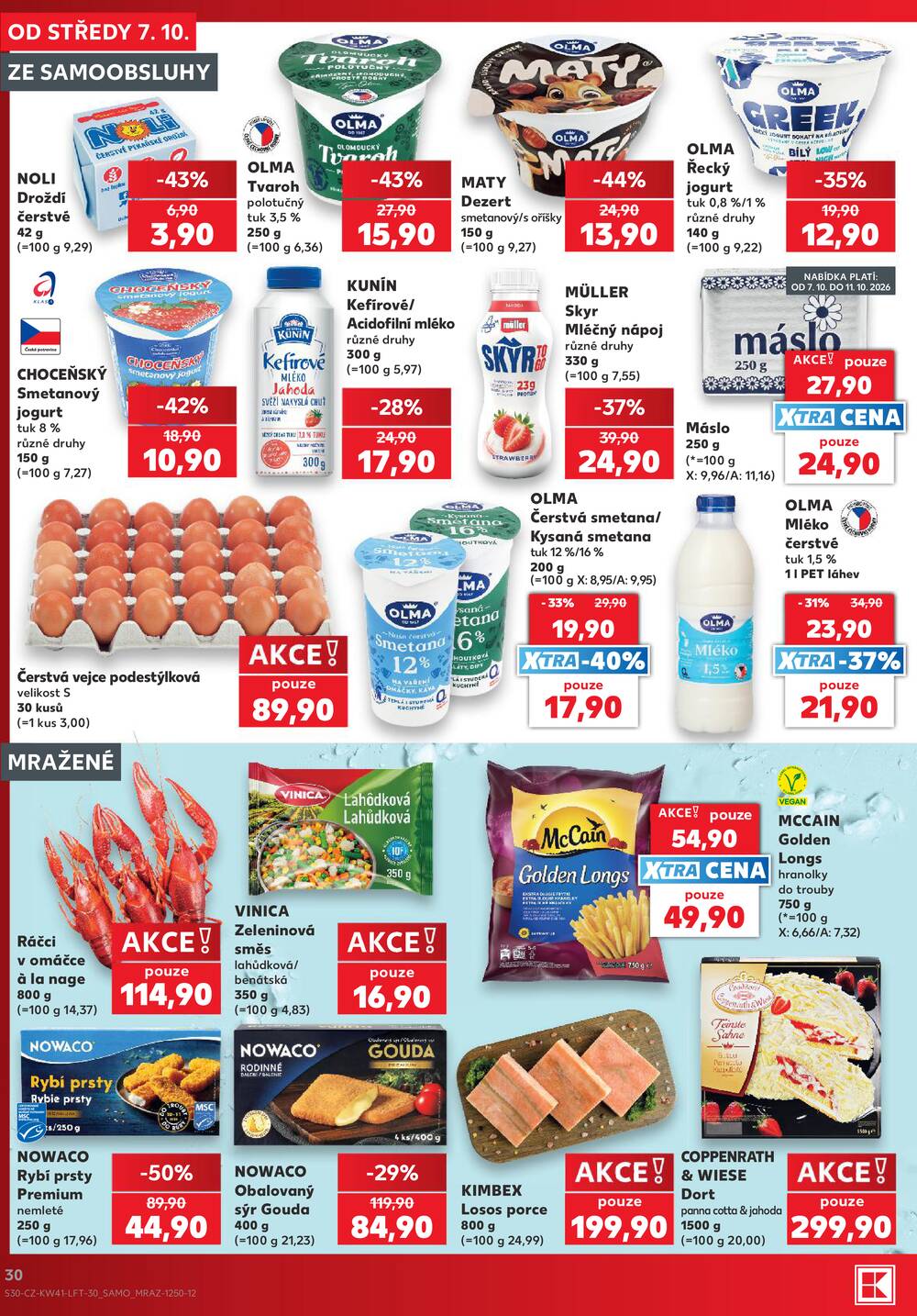 Kaufland 7.10. - 13.10. - Kaufland - Třinec - Lyžbice