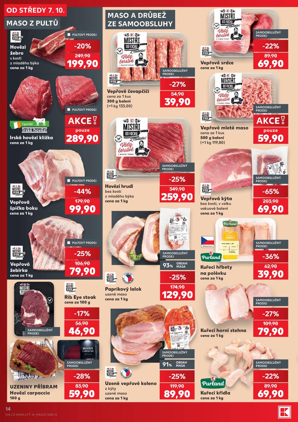 Leták Kaufland - Kaufland 7.10. - 13.10. - Kaufland - Uherský Brod - strana 14 Leták Kaufland - Kaufland 7.10. - 13.10. - Kaufland - Uherský Brod - strana 14