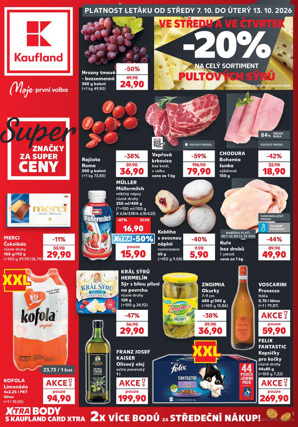 Kaufland 7.10. - 13.10. - Kaufland - Prostějov (Olomoucká)