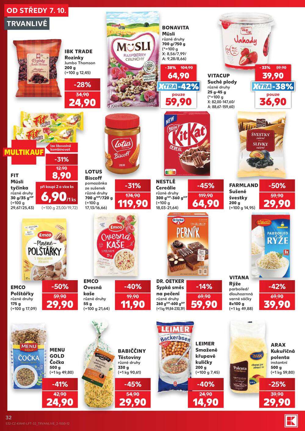 Kaufland 7.10. - 13.10. - Kaufland - Přerov Lýsky