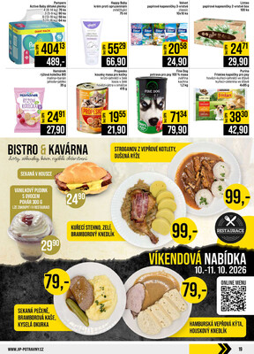 JIP Cash & Carry Brno, Praha, Ostrava, Jilemnice, Pardubice, Ostrava, Karlovy Vary, Olomouc a Zlín od 7.10. do 13.10.2026