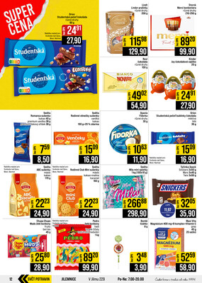 JIP Cash & Carry České Budějovice, Most, Náchod, Polička, Sušice a Svoboda nad Úpou od 7.10. do 13.10.2026