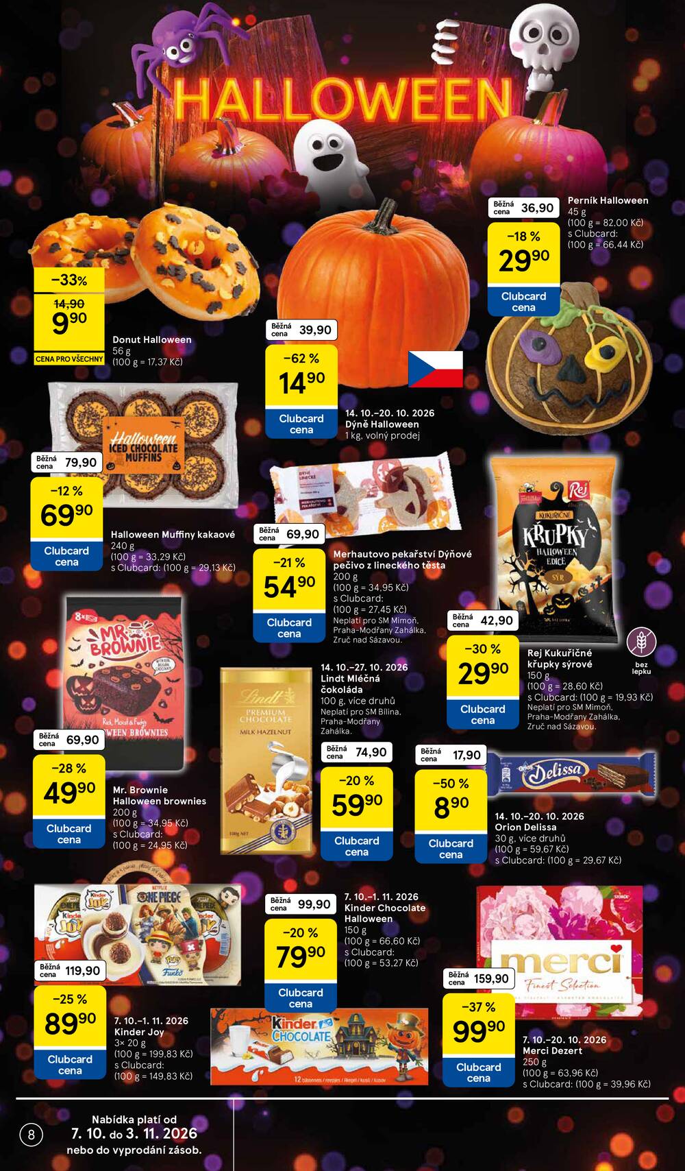 Leták Tesco - Tesco supermarkety od 14.10. do 20.10.2026 - strana 8 Leták Tesco - Tesco supermarkety od 14.10. do 20.10.2026 - strana 8