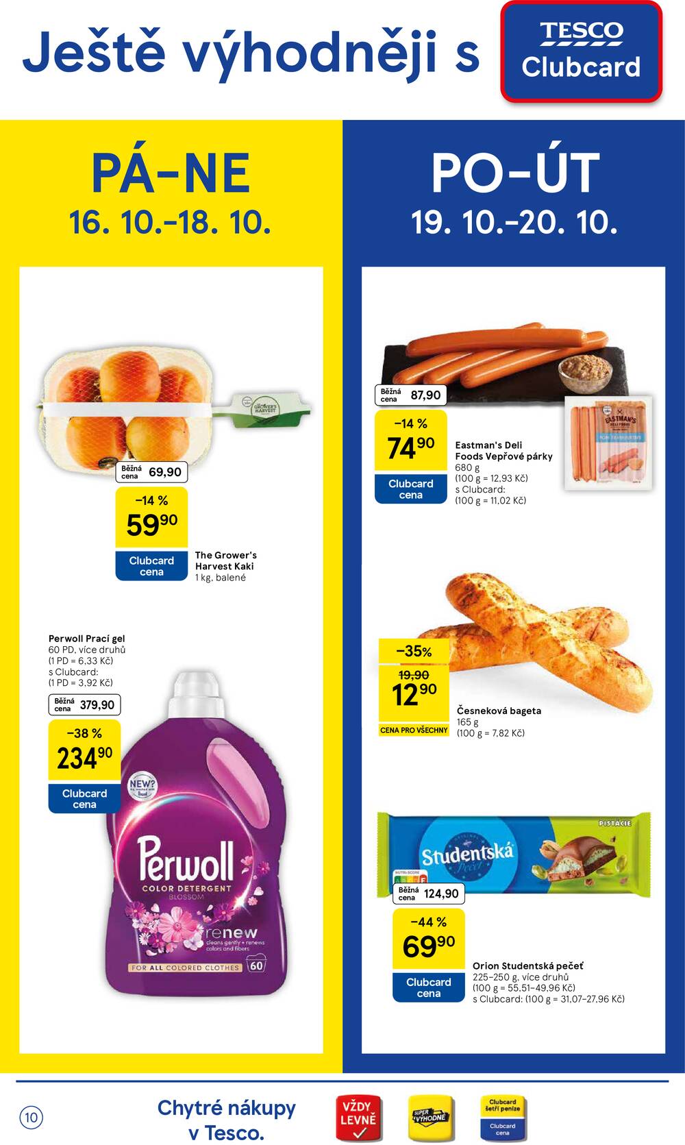Leták Tesco - Tesco supermarkety od 14.10. do 20.10.2026 - strana 10