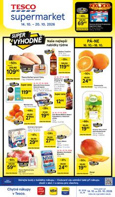 Leták Tesco supermarkety od 14.10. do 20.10.2026