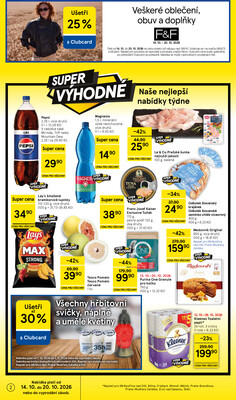 Tesco supermarkety od 14.10. do 20.10.2026