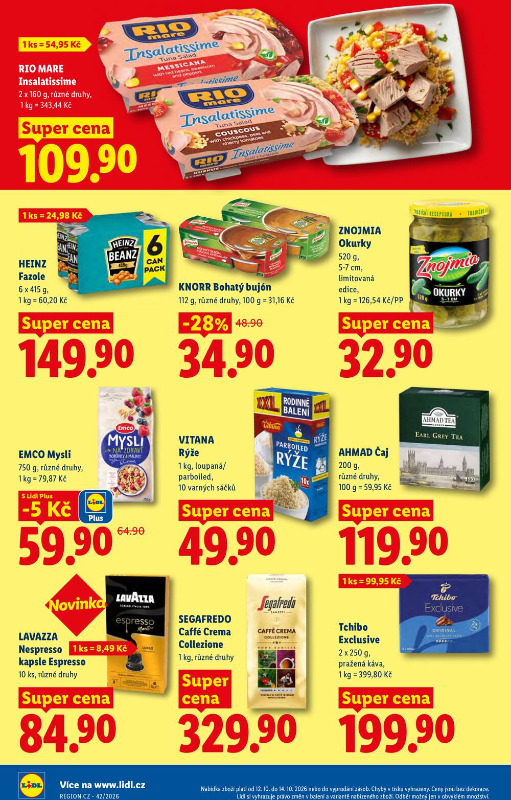 Lidl od 12.10. do 14.10.2026