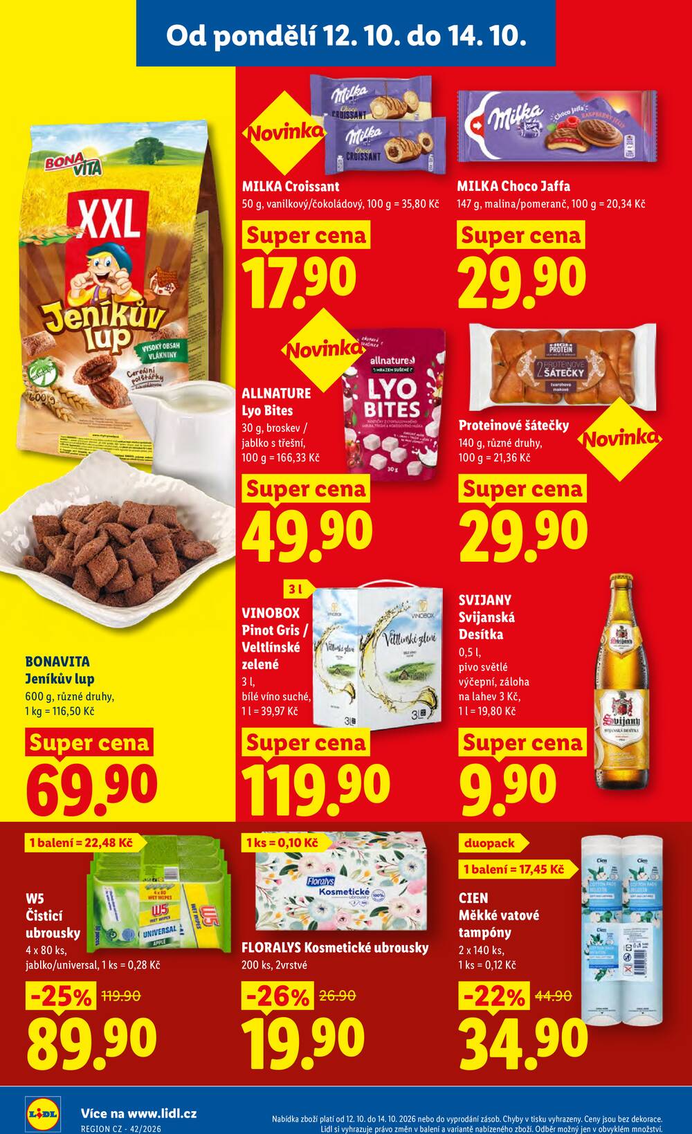 Lidl od 12.10. do 14.10.2026