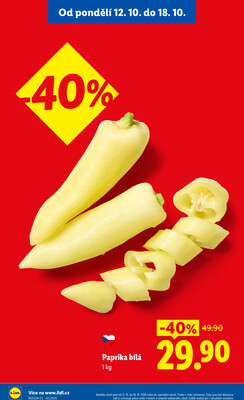 Lidl od 12.10. do 14.10.2026