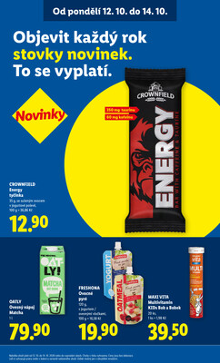 Lidl od 12.10. do 14.10.2026