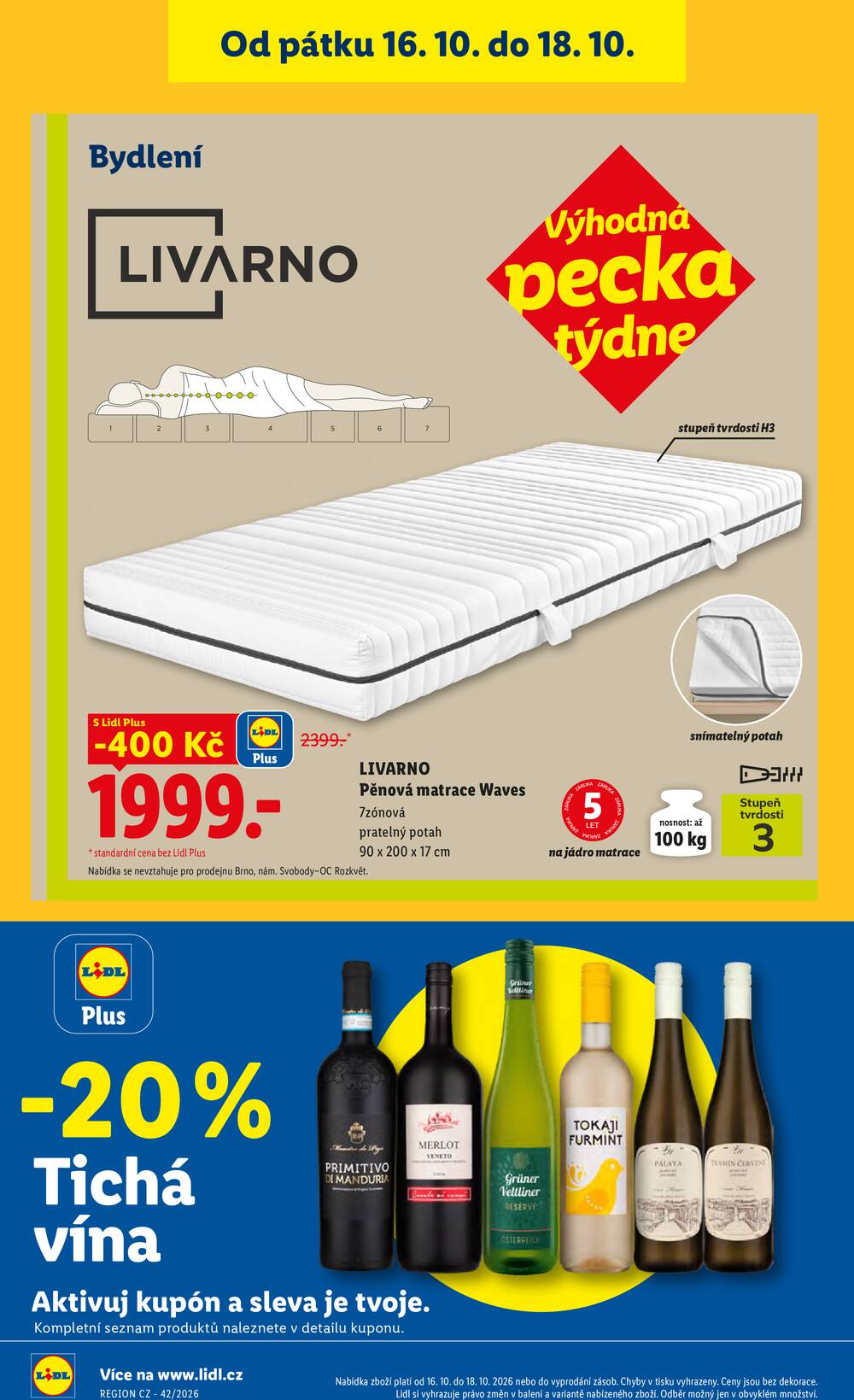 Leták Lidl - Lidl Čtvrtek od 15.10. do 18.10.2026 - strana 50