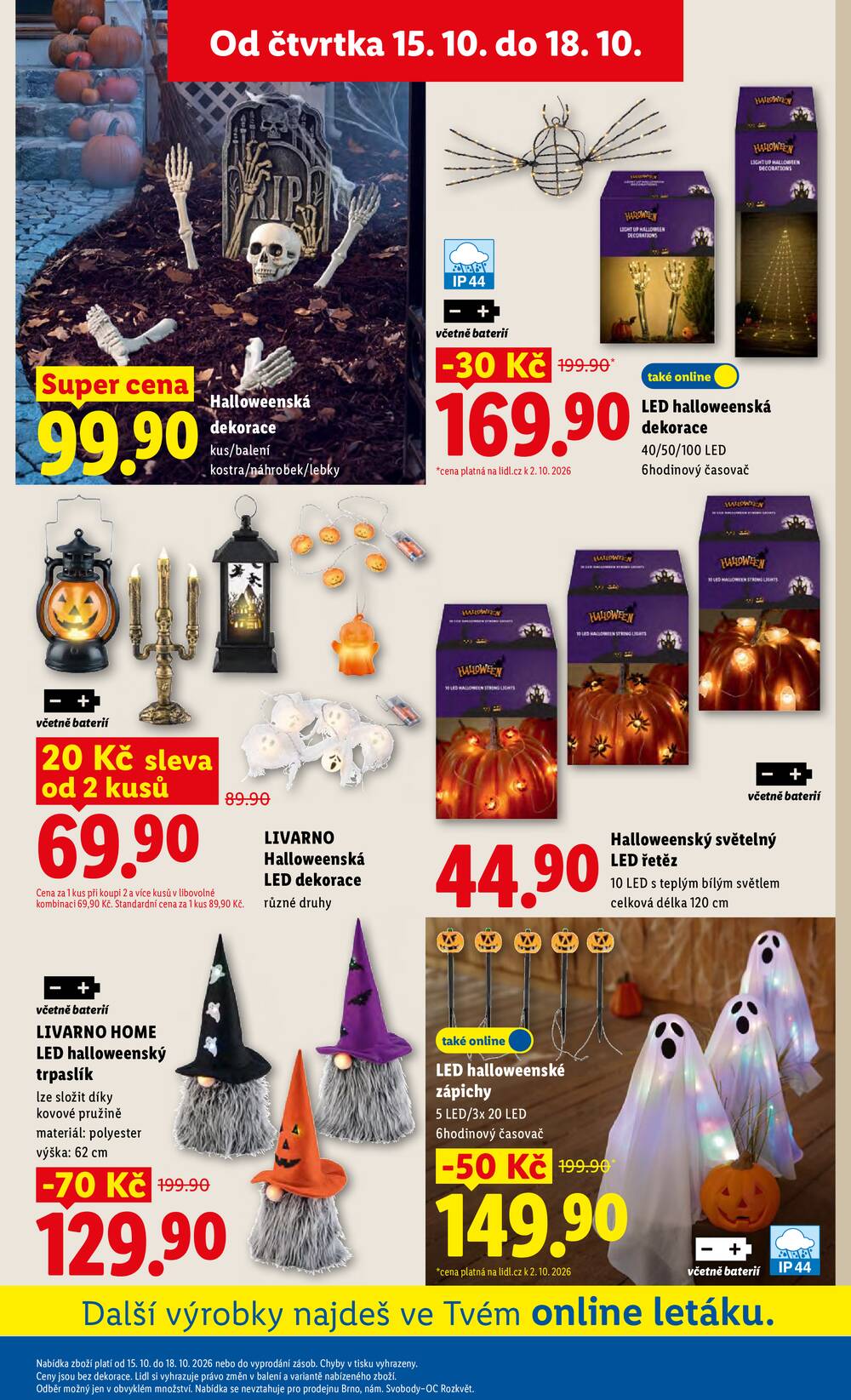 Lidl Spotřební zboží 12.10. - 18.10.