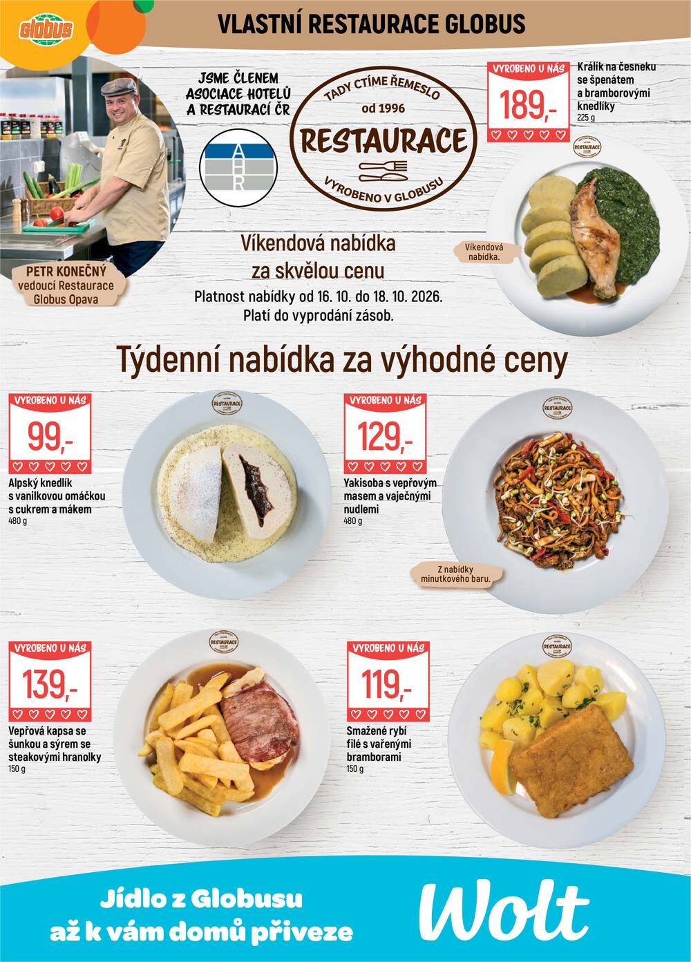 Akční leták Globus 14.10. - 20.10.2026 - Globus Opava