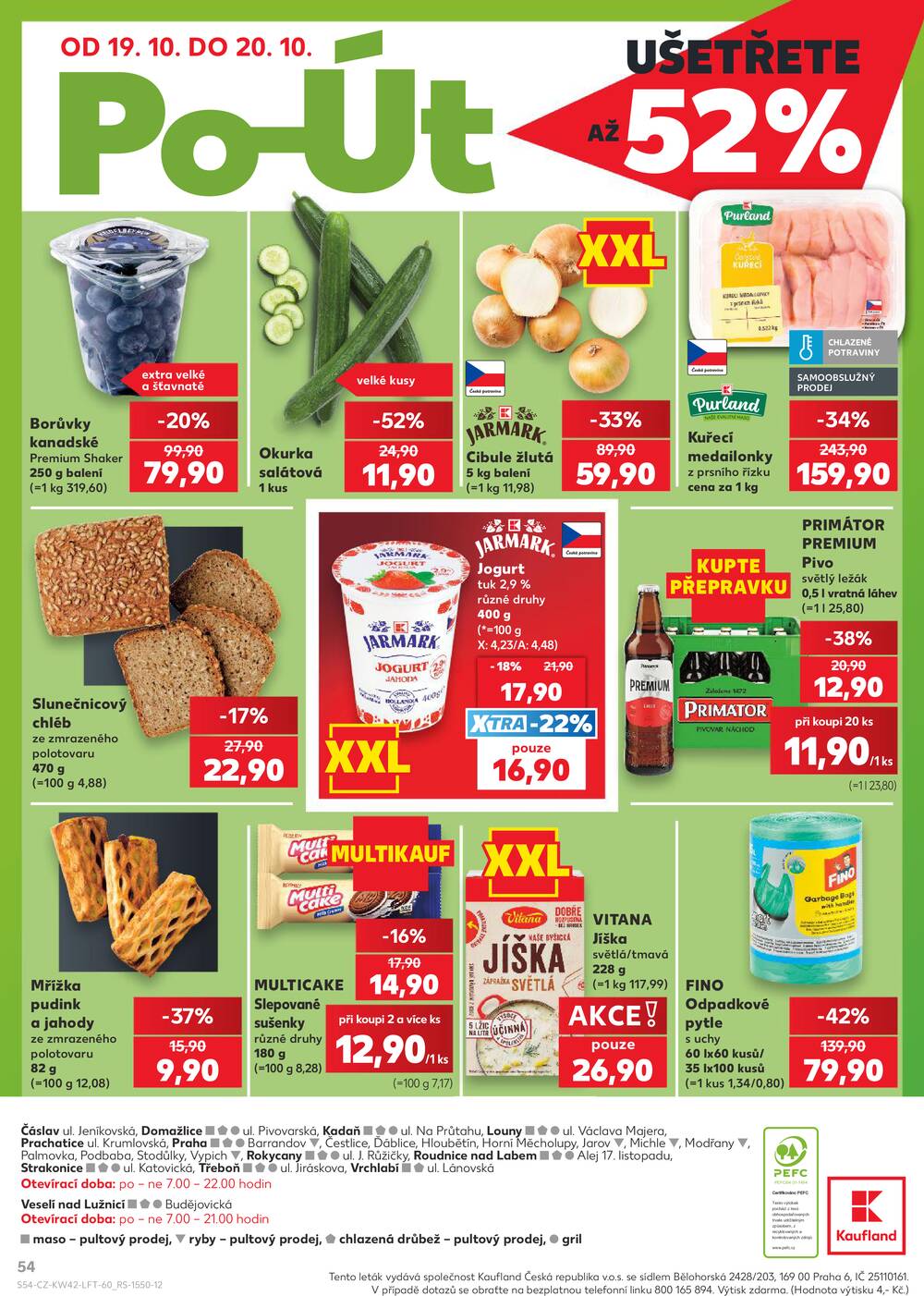 Leták Kaufland - Kaufland 14.10. - 20.10. - Kaufland - Praha 6 (Podbaba) - strana 54 Leták Kaufland - Kaufland 14.10. - 20.10. - Kaufland - Praha 6 (Podbaba) - strana 54