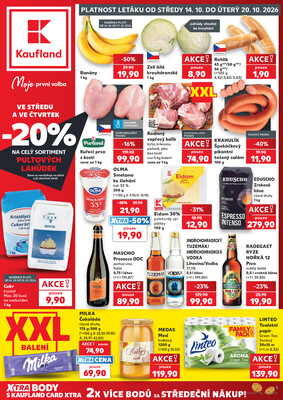 Kaufland - Kaufland 14.10. - 20.10. - Kaufland - Praha - Hloubětín