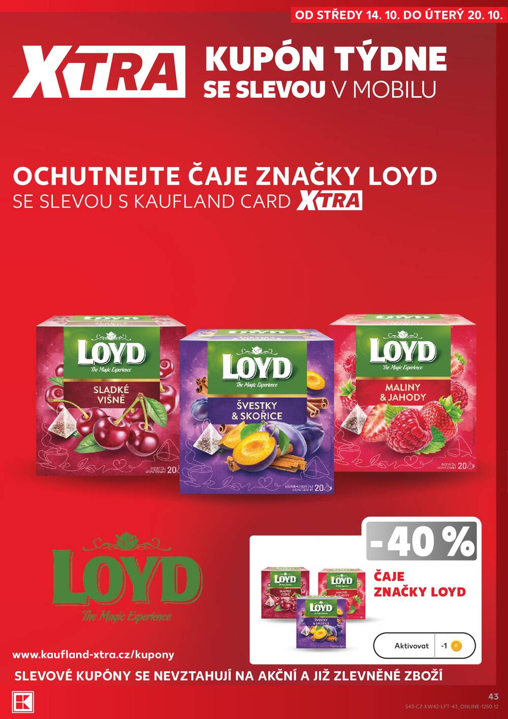 Kaufland 14.10. - 20.10. - Kaufland - Děčín