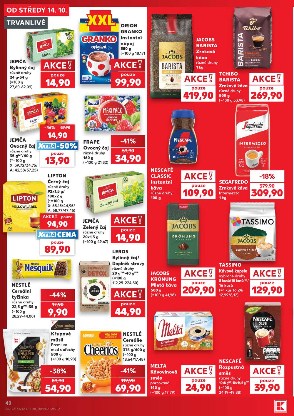 Kaufland 14.10. - 20.10. - Kaufland - Třinec - Lyžbice