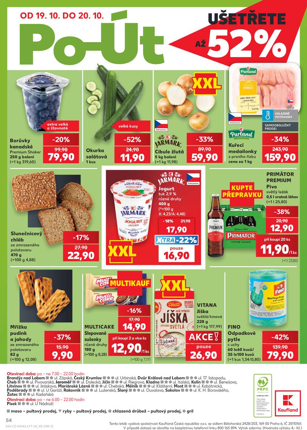Kaufland 14.10. - 20.10. - Kaufland Poděbrady - U Garáží