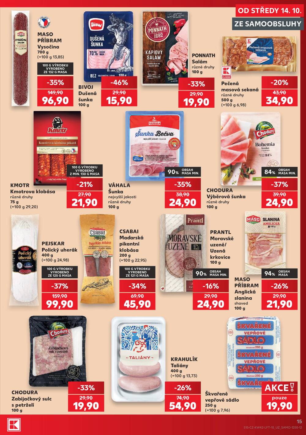 Kaufland 14.10. - 20.10. - Kaufland - Kolín