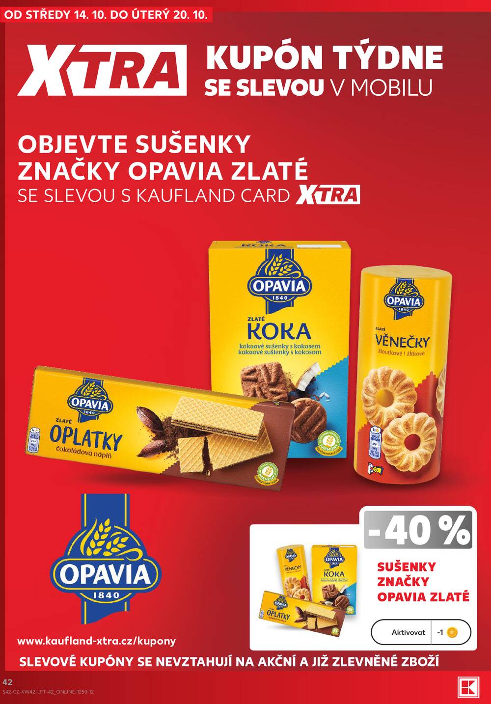 Leták Kaufland - Kaufland 14.10. - 20.10. - Kaufland - Jičín - strana 42