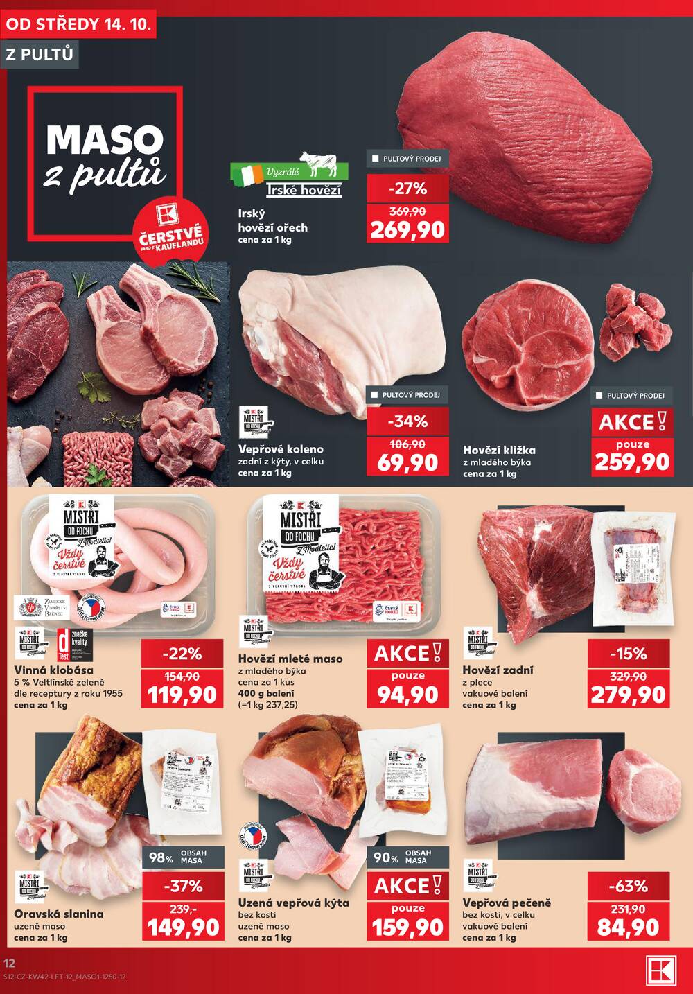Leták Kaufland - Kaufland 14.10. - 20.10. - Kaufland - Jeseník 1 - strana 12 Leták Kaufland - Kaufland 14.10. - 20.10. - Kaufland - Jeseník 1 - strana 12