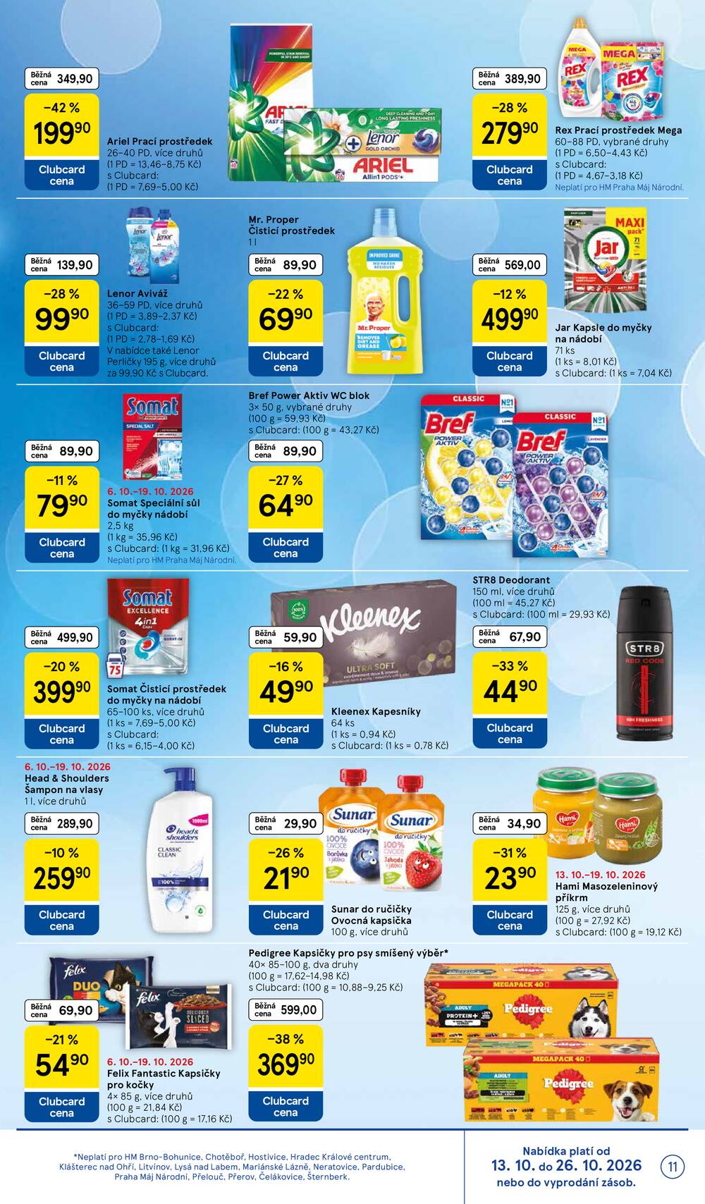 Tesco hypermarkety od 14.10. do 20.10.2026