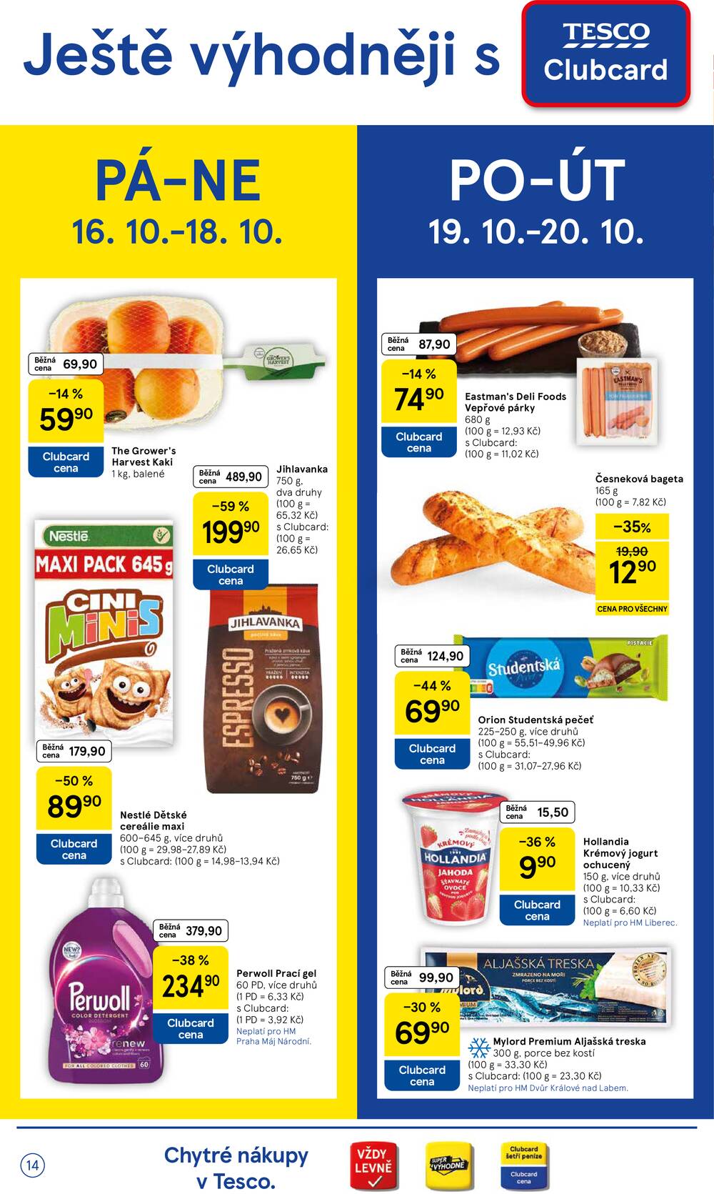 Tesco hypermarkety od 14.10. do 20.10.2026