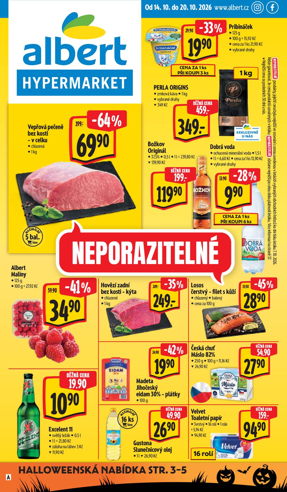 Albert Supermarket Jihomoravský od 14.10. do 20.10.2026