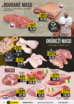 JIP Cash & Carry České Budějovice, Most, Náchod, Polička, Sušice a Svoboda nad Úpou od 14.10. do 20.10.2026