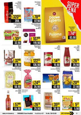 JIP Cash & Carry České Budějovice, Most, Náchod, Polička, Sušice a Svoboda nad Úpou od 14.10. do 20.10.2026