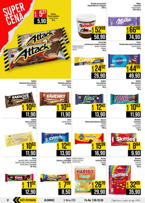 JIP Cash & Carry České Budějovice, Most, Náchod, Polička, Sušice a Svoboda nad Úpou od 14.10. do 20.10.2026