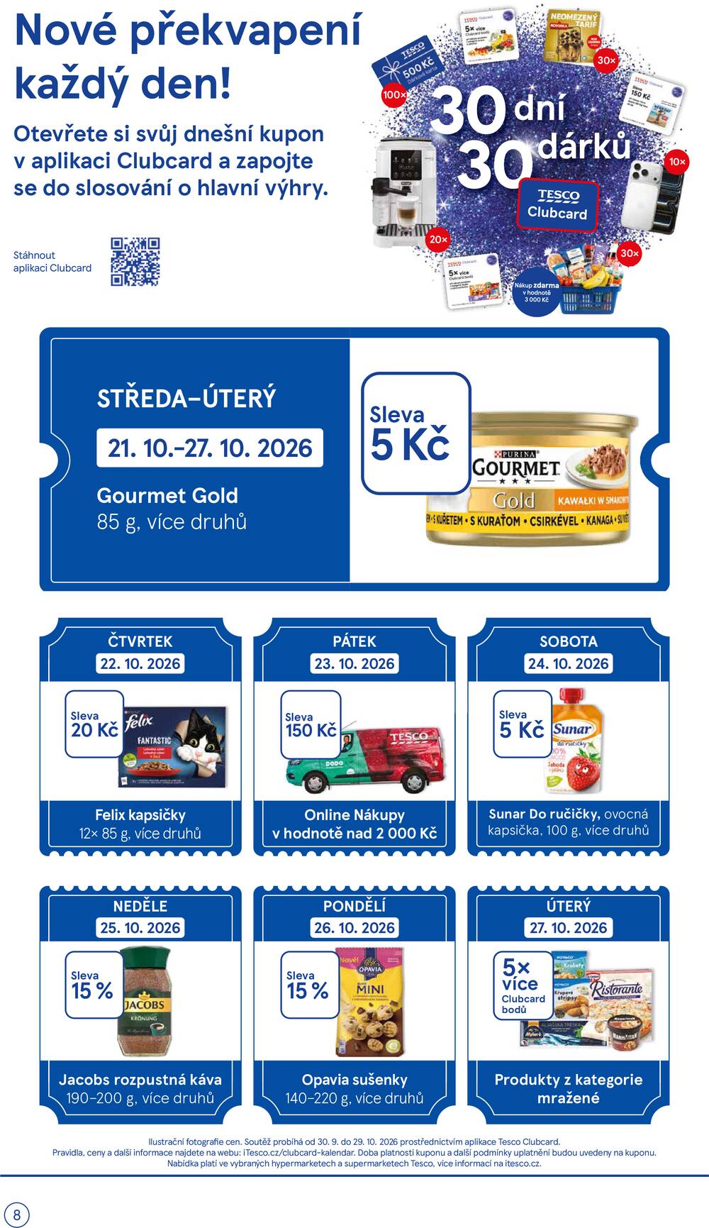Tesco supermarkety od 21.10. do 27.10.2026