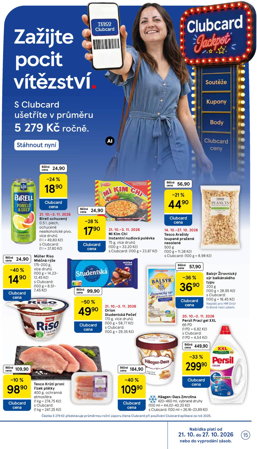 Tesco hypermarkety od 21.10. do 27.10.2026