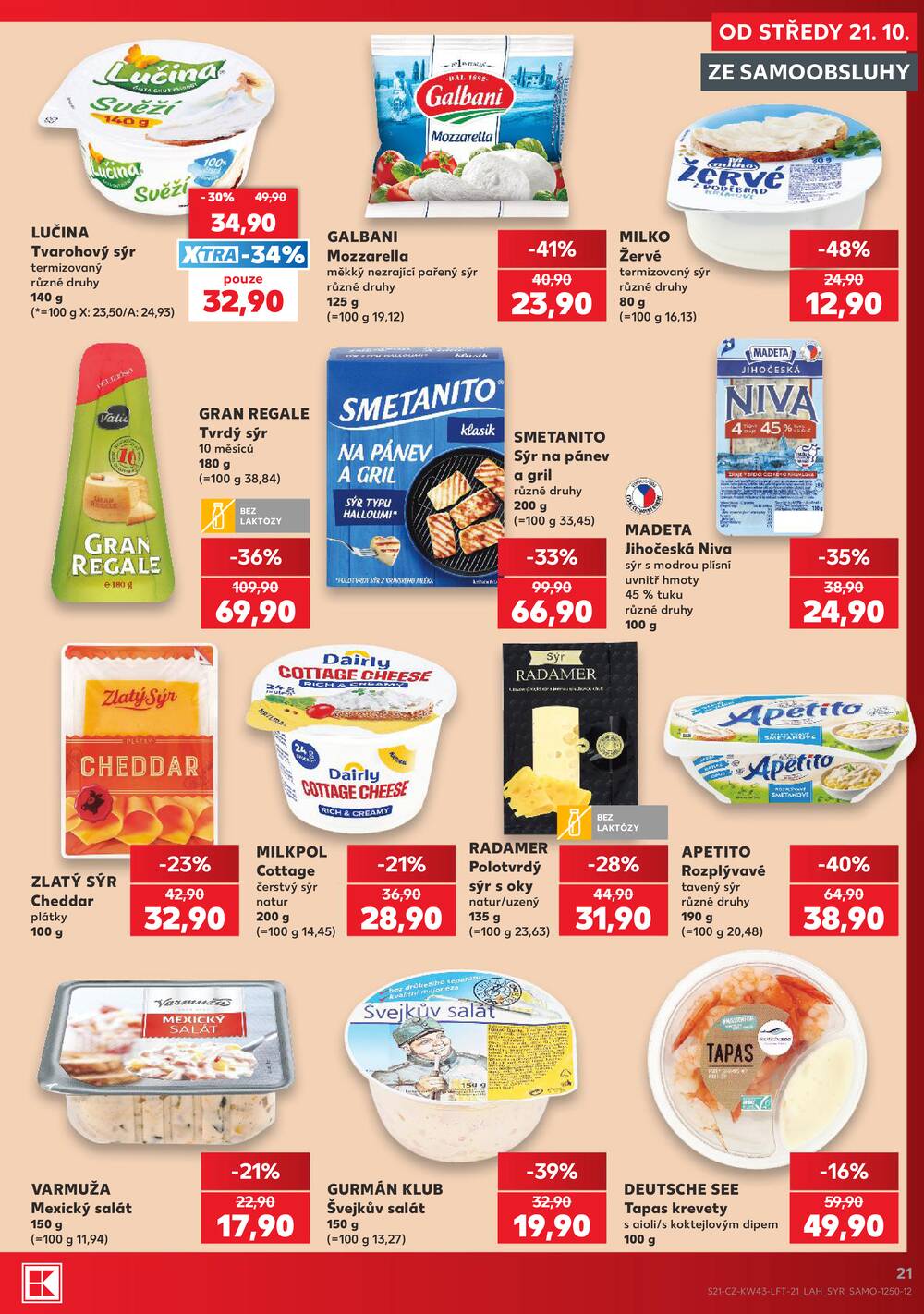 Kaufland 21.10. - 27.10. - Kaufland - Louny