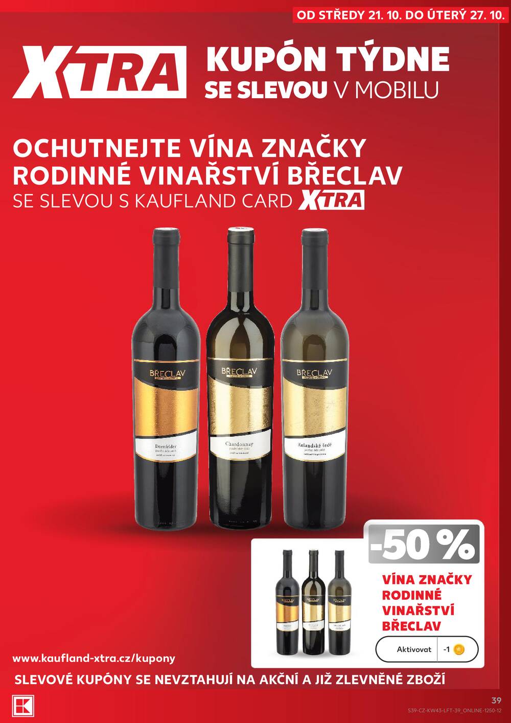 Kaufland 21.10. - 27.10. - Kaufland - Louny
