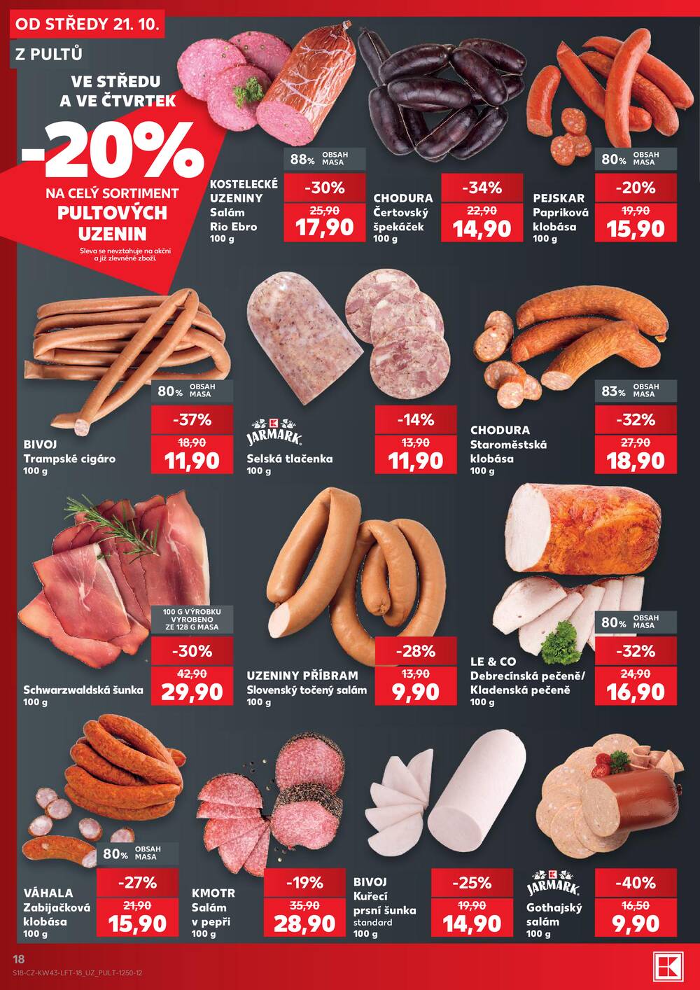 Leták Kaufland - Kaufland 21.10. - 27.10. - Kaufland - Třeboň - strana 18 Leták Kaufland - Kaufland 21.10. - 27.10. - Kaufland - Třeboň - strana 18