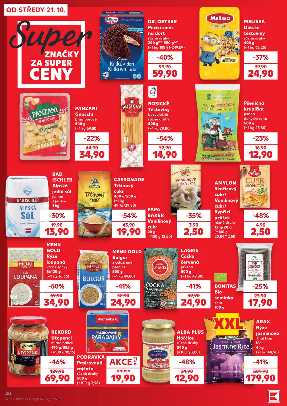 Leták Kaufland - Kaufland 21.10. - 27.10. - Kaufland - Třeboň - strana 28 Leták Kaufland - Kaufland 21.10. - 27.10. - Kaufland - Třeboň - strana 28