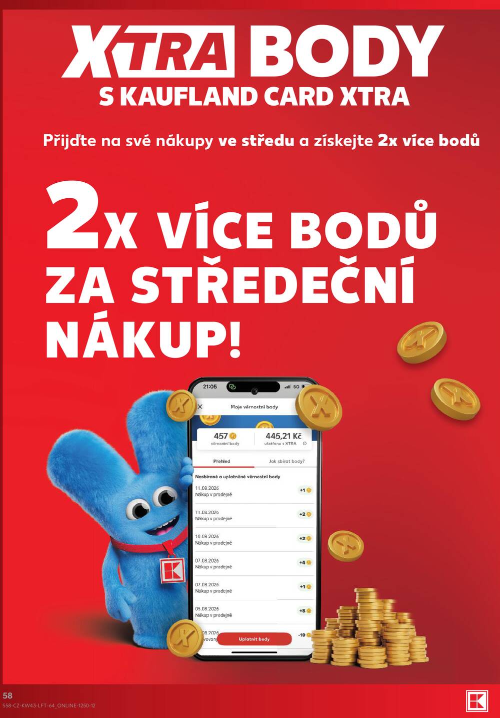 Leták Kaufland - Kaufland 21.10. - 27.10. - Kaufland - Třeboň - strana 58