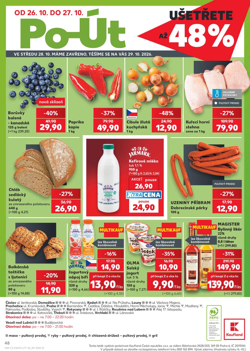 Kaufland 21.10. - 27.10. - Kaufland - Domažlice