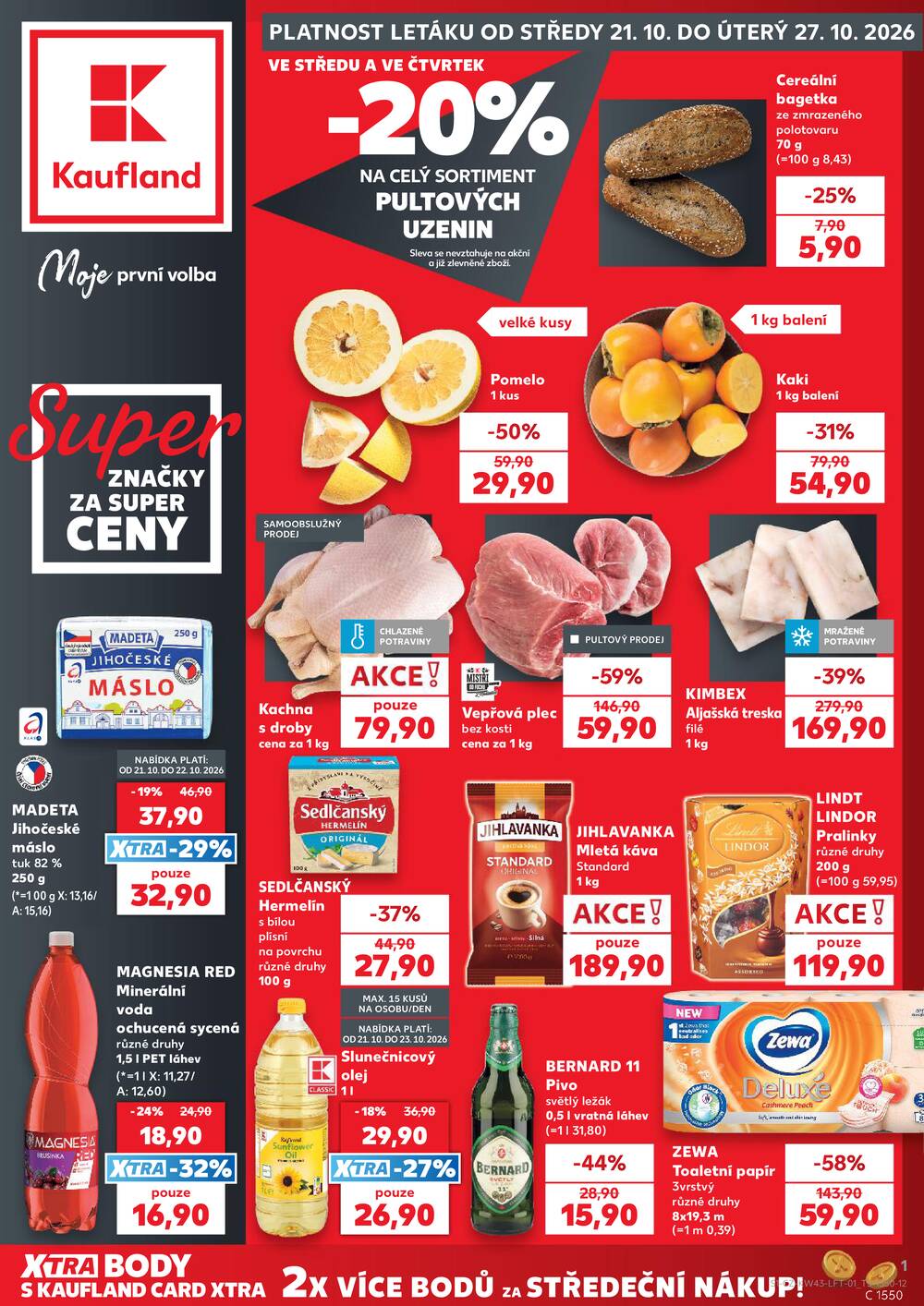 Leták Kaufland - Kaufland 21.10. - 27.10. - Kaufland - Rokycany - strana 1