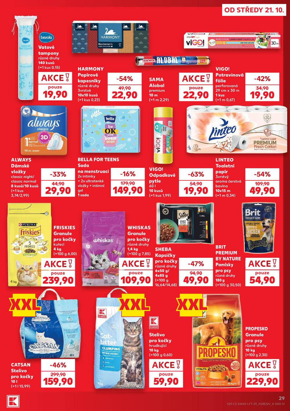 Leták Kaufland - Kaufland 21.10. - 27.10. - Kaufland - Rokycany - strana 29