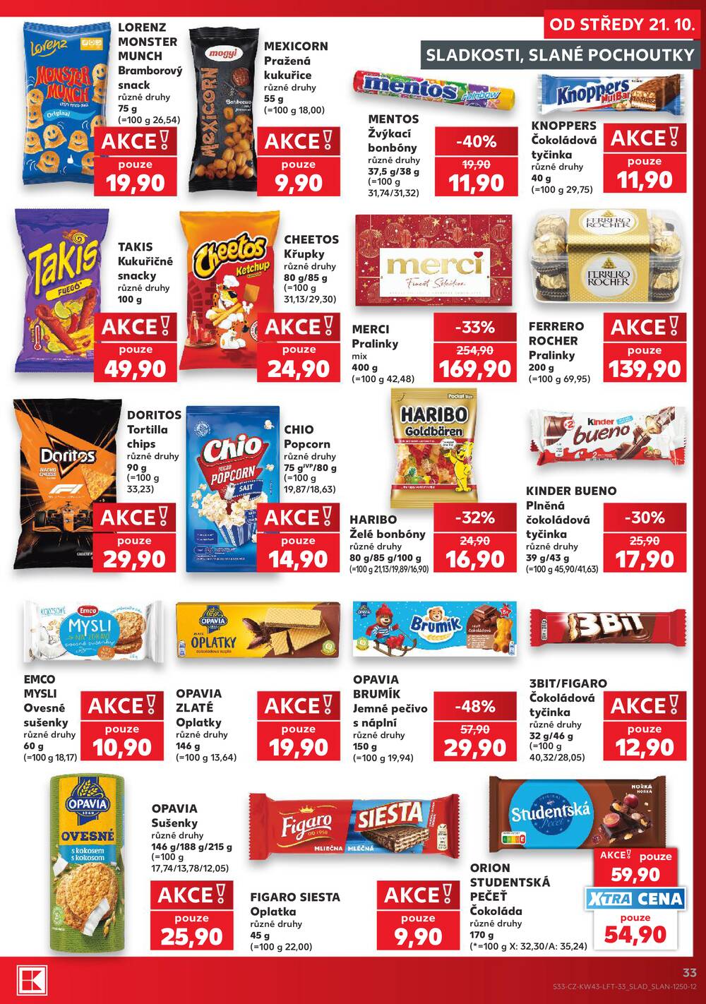 Leták Kaufland - Kaufland 21.10. - 27.10. - Kaufland - Strakonice - strana 33