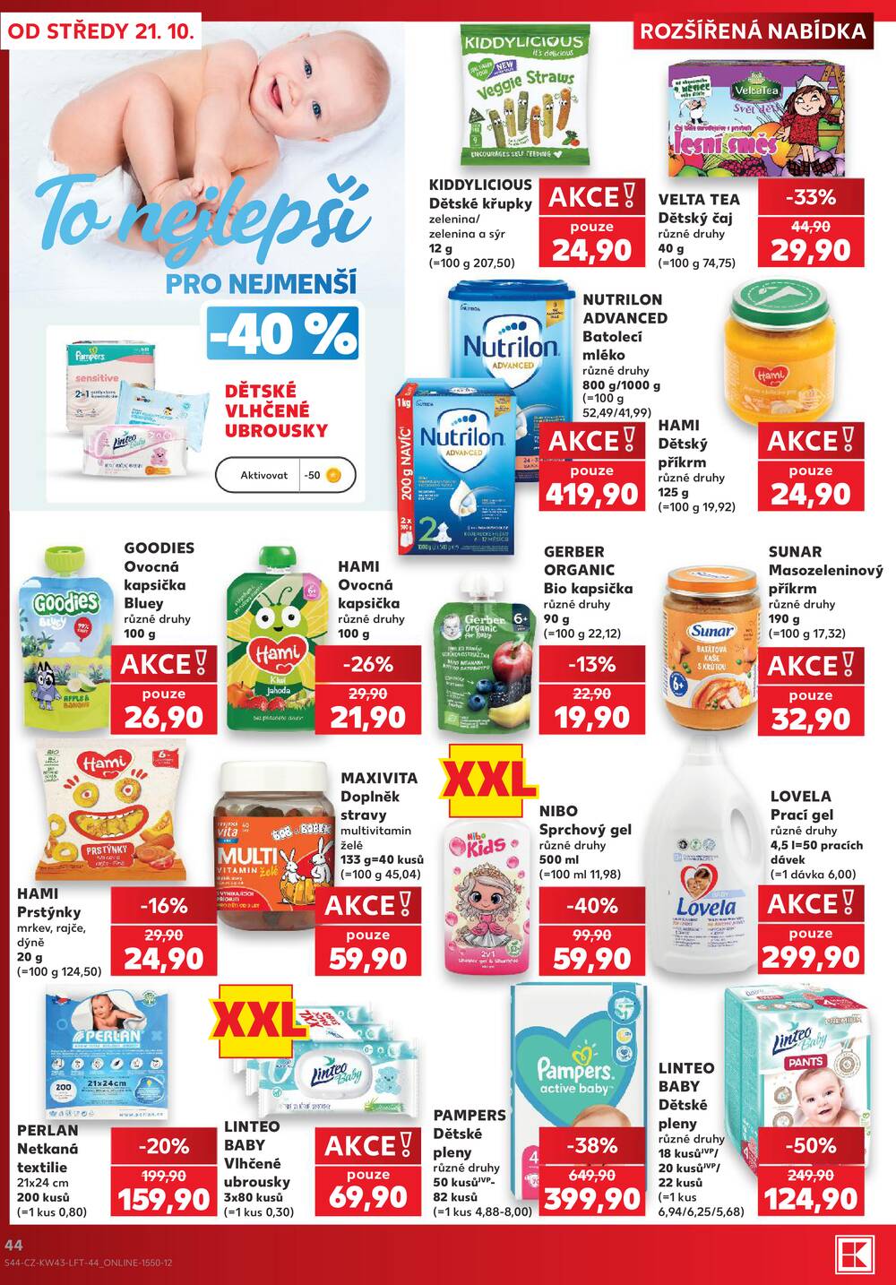 Leták Kaufland - Kaufland 21.10. - 27.10. - Kaufland - Strakonice - strana 44 Leták Kaufland - Kaufland 21.10. - 27.10. - Kaufland - Strakonice - strana 44