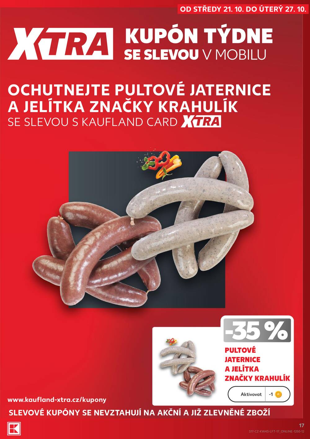 Kaufland 21.10. - 27.10. - Kaufland - Praha 4 (Michle)