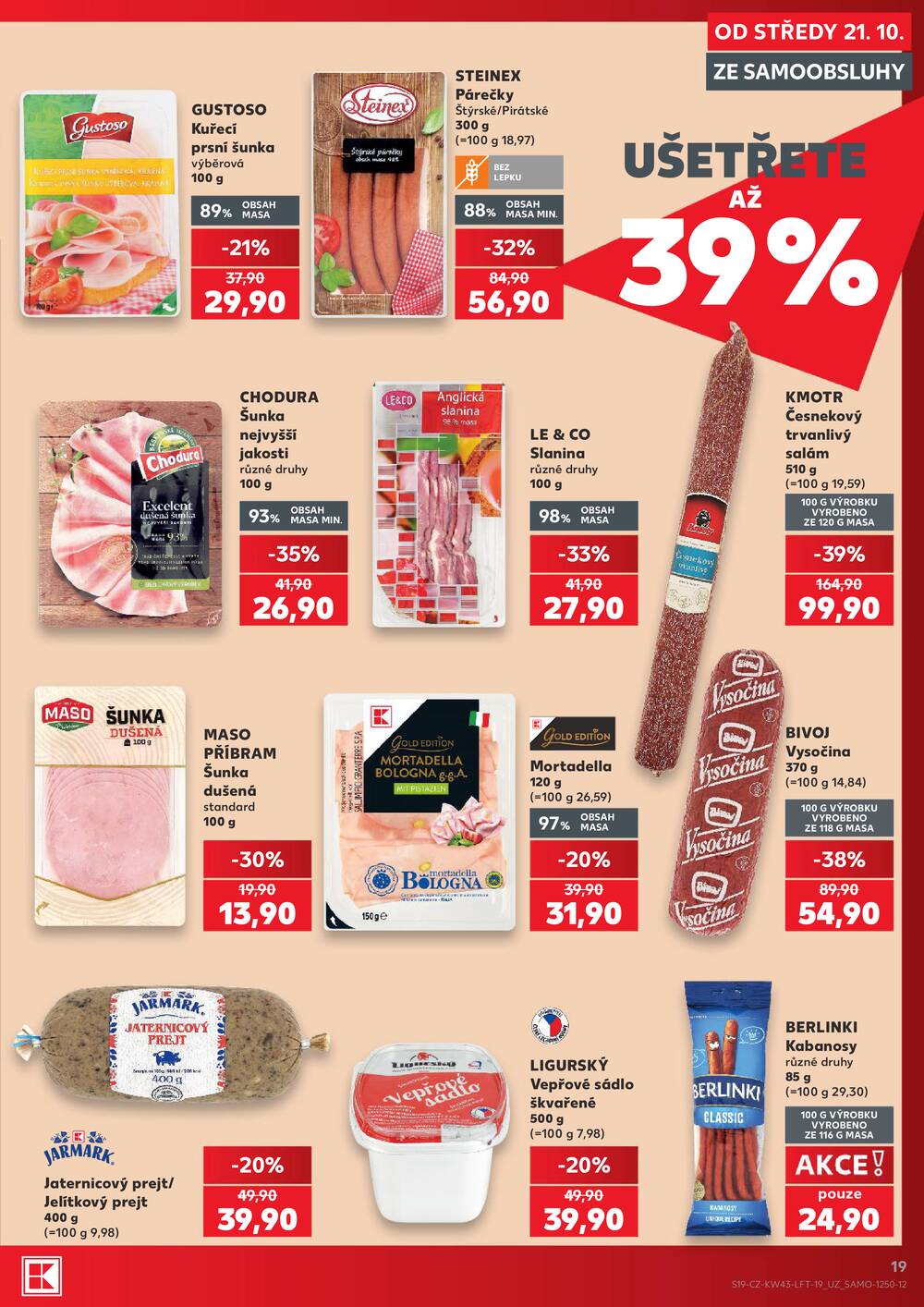 Kaufland 21.10. - 27.10. - Kaufland - Praha 4 (Michle)