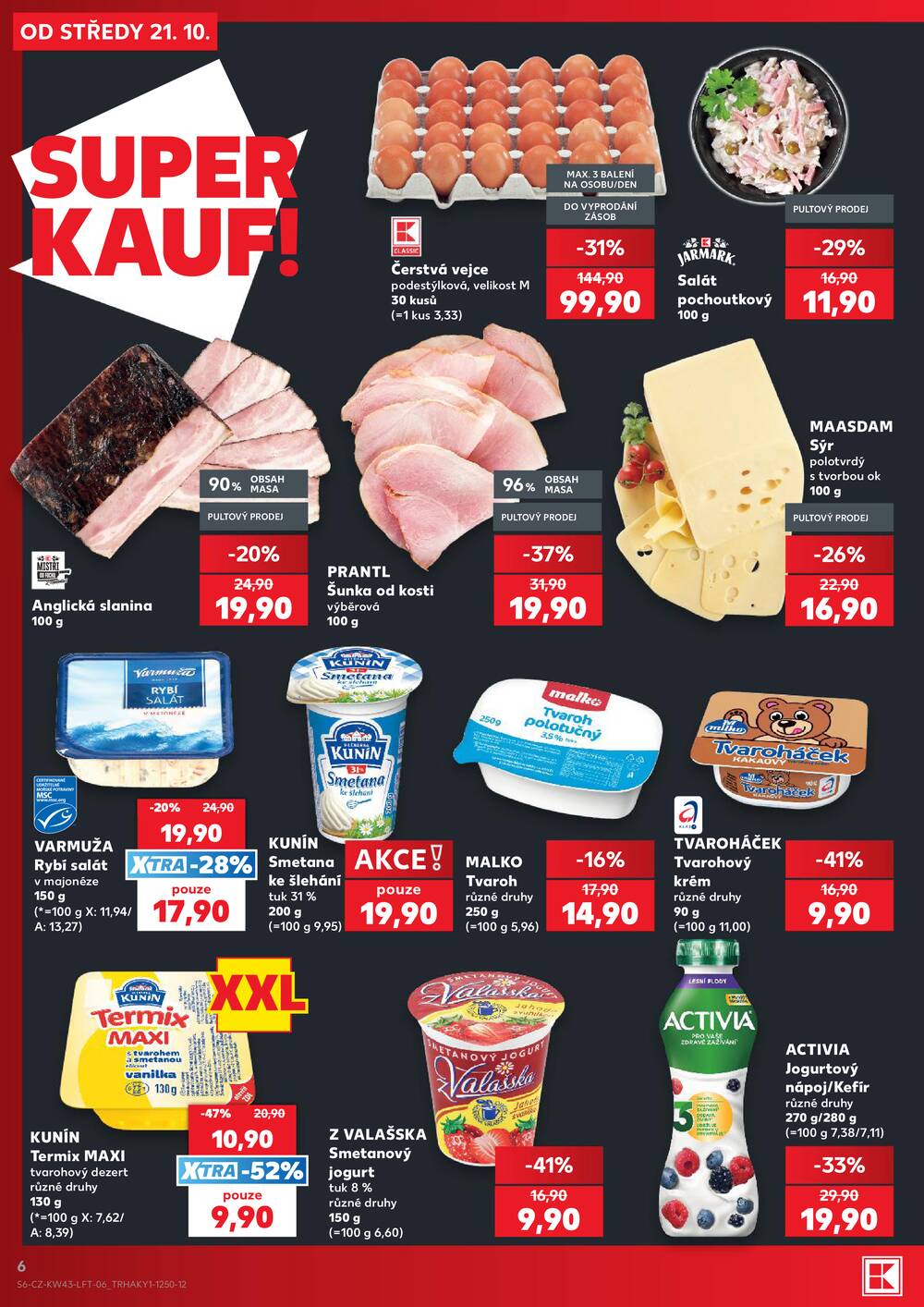 Kaufland 21.10. - 27.10. - Kaufland - Praha 8 (Libeň)